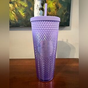 NEW Starbucks Purple Lavender Lilac Gradient Studded 24oz Venti Tumbler